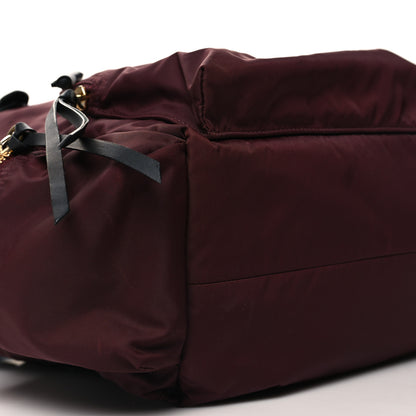Burberry Nylon Large Rucksack Backpack Burgundy Red 8 of 11