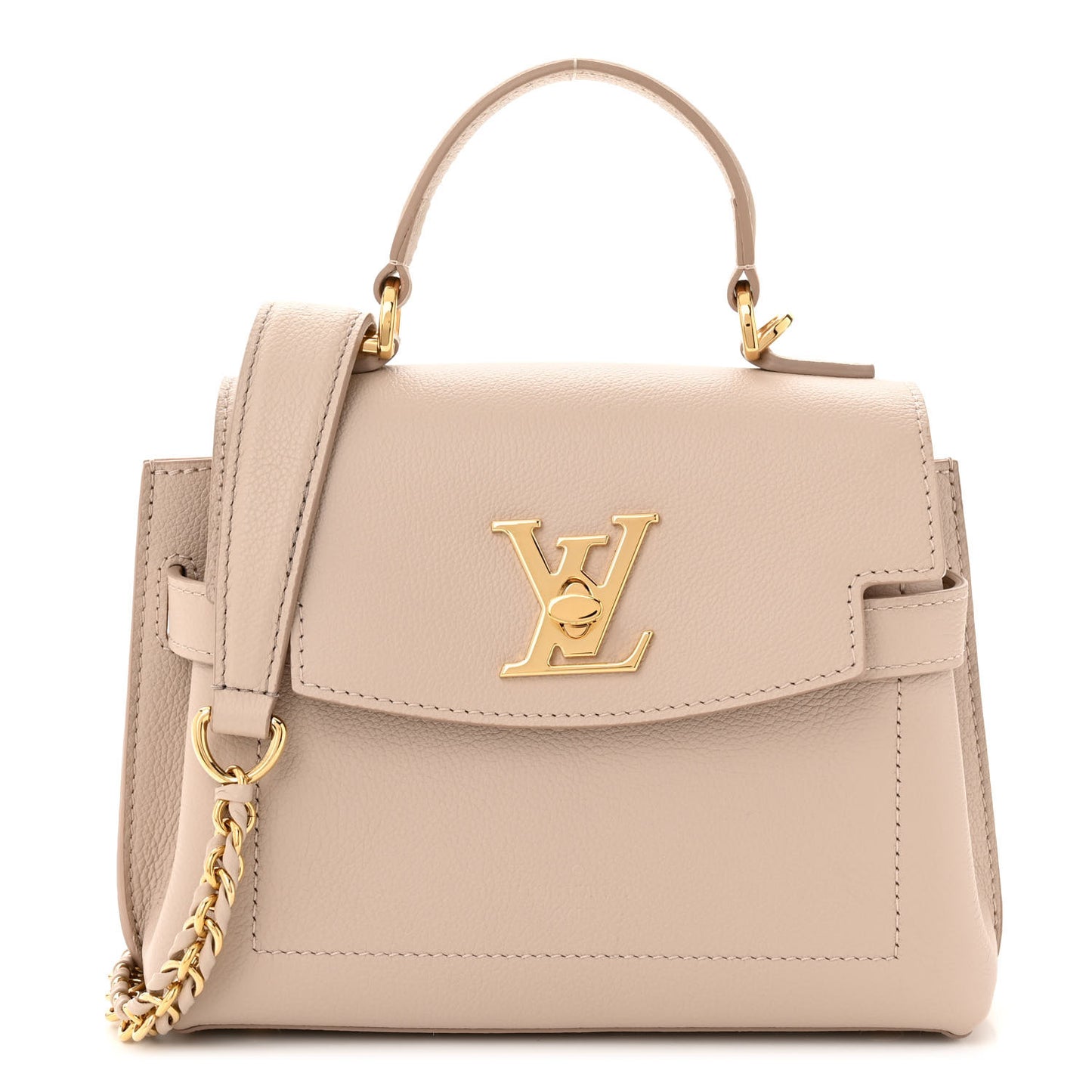 Soft Calfskin Mini Lockme Ever Greige