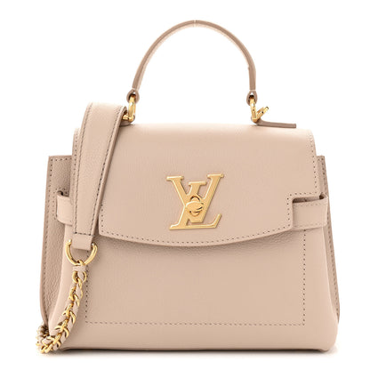 Louis Vuitton Soft Calfskin Mini Lockme Ever Greige 1 of 9