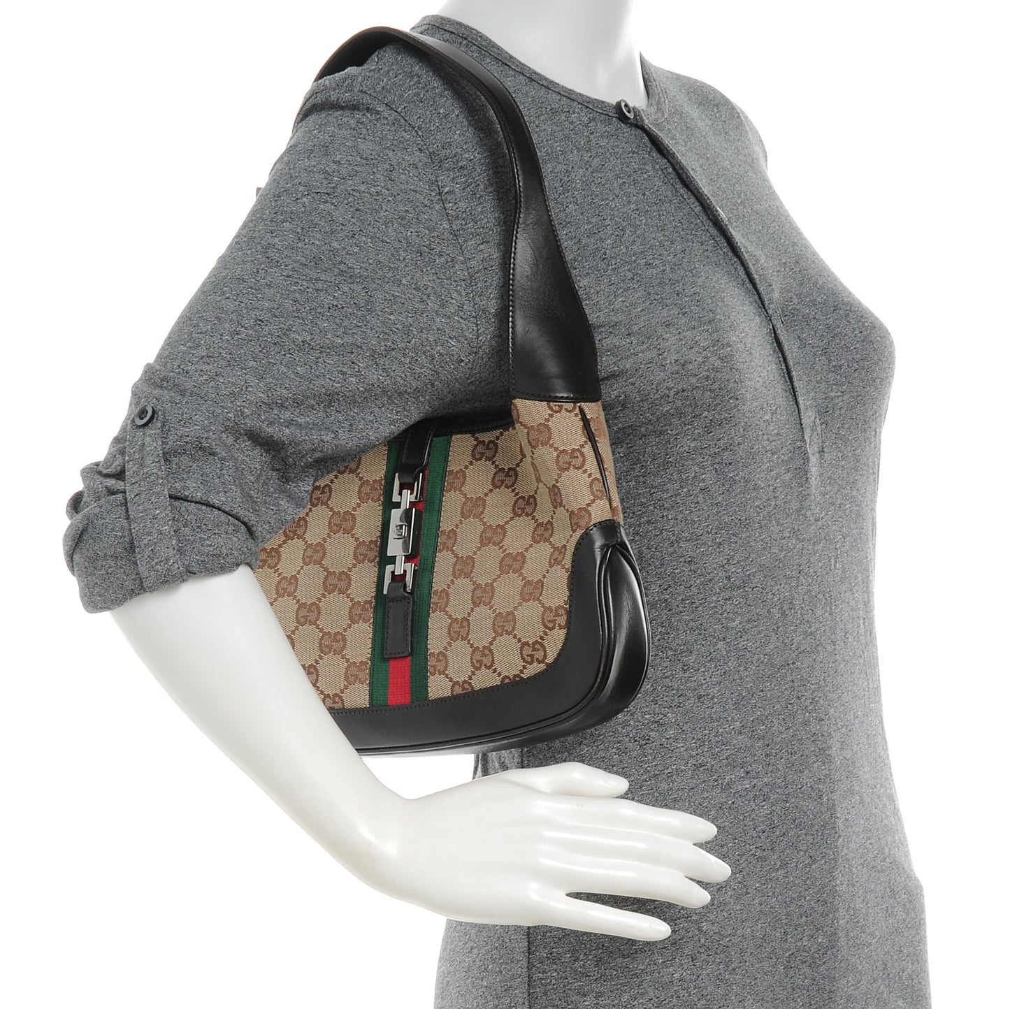 Monogram Web Jackie O Hobo