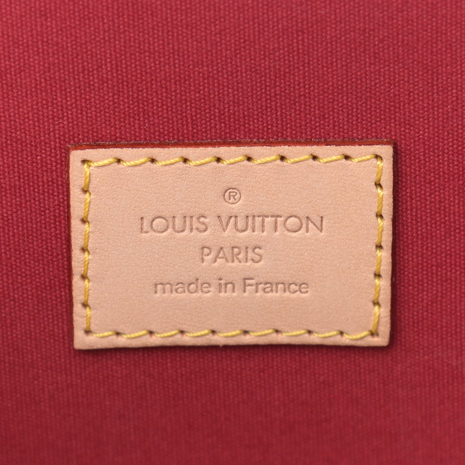 Louis Vuitton Vernis Alma MM Pomme D'Amour 6 of 10