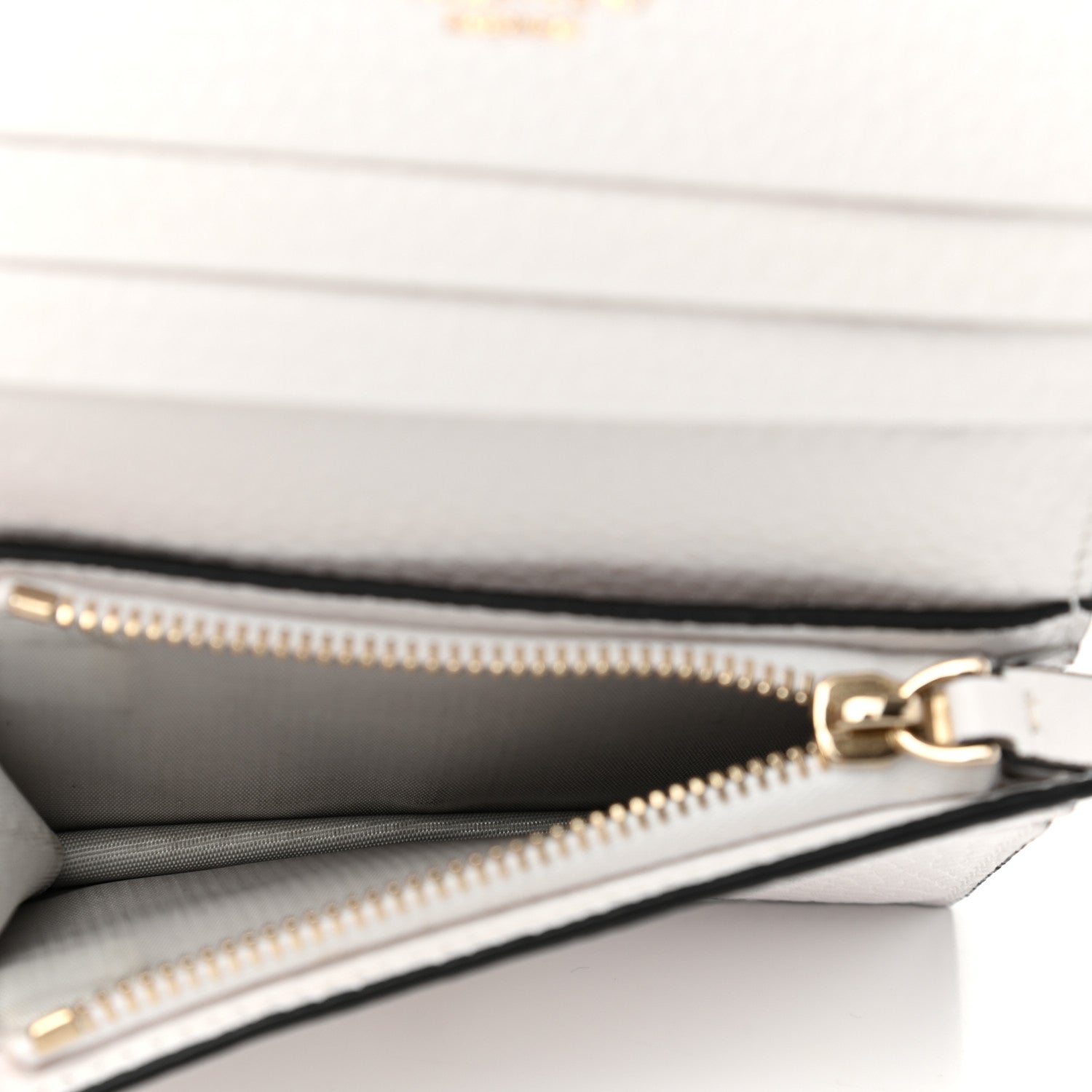 Valentino Garavani Pebbled Calfskin Rockstud French Flap Wallet Optic White 5 of 10