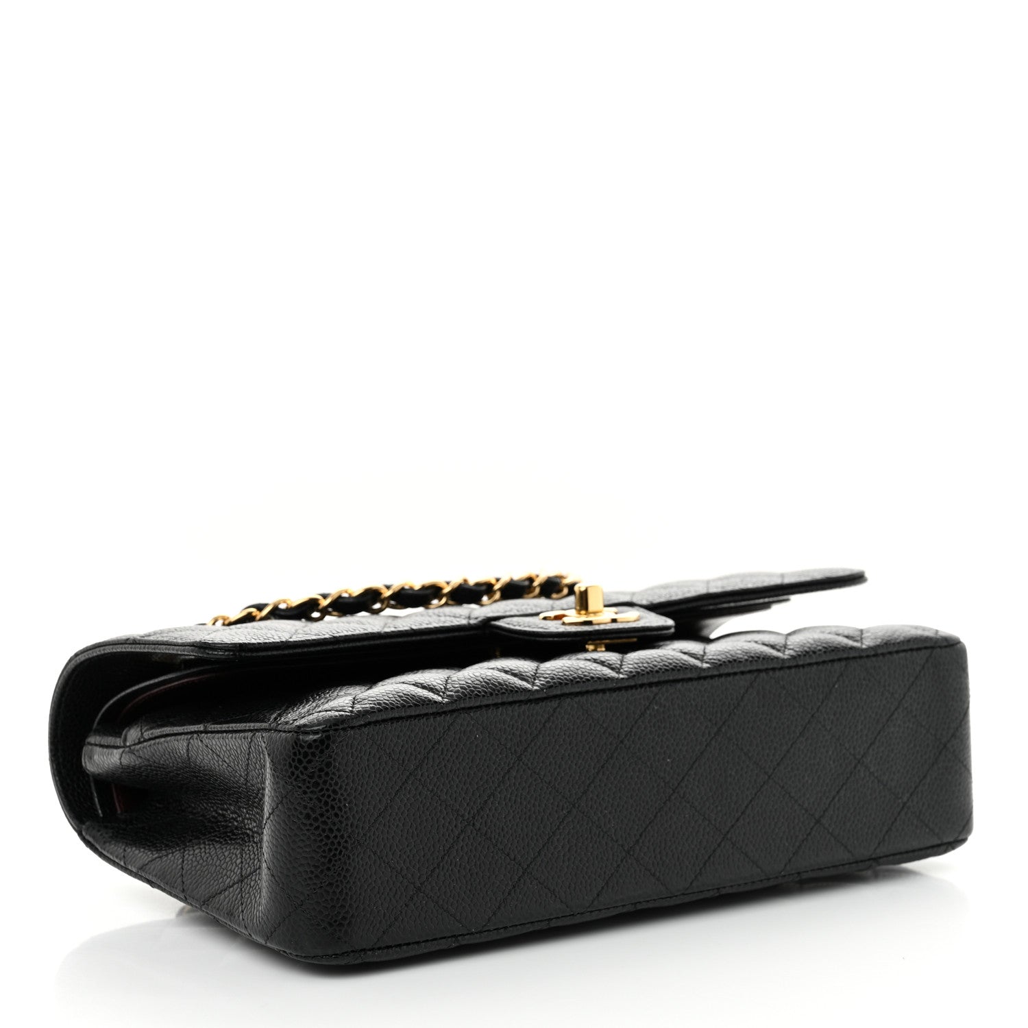 Chanel Caviar Quilted Medium Double Flap Black 4 of 11
