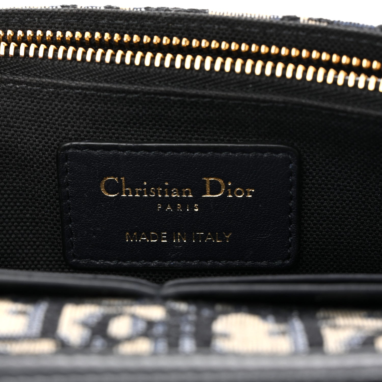 Christian Dior Oblique 30 Montaigne 2-In-1 Pouch Blue 5 of 10