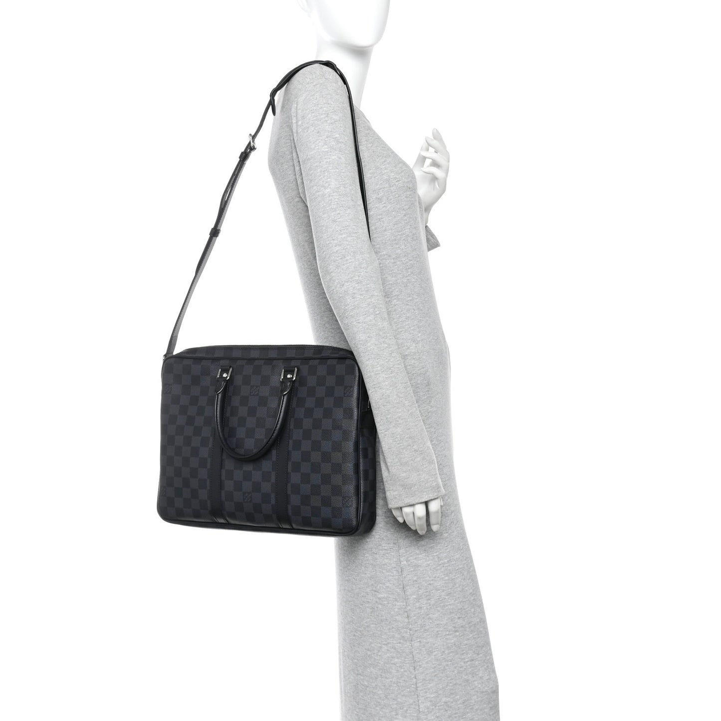 Damier Graphite Porte Documents Voyage PM