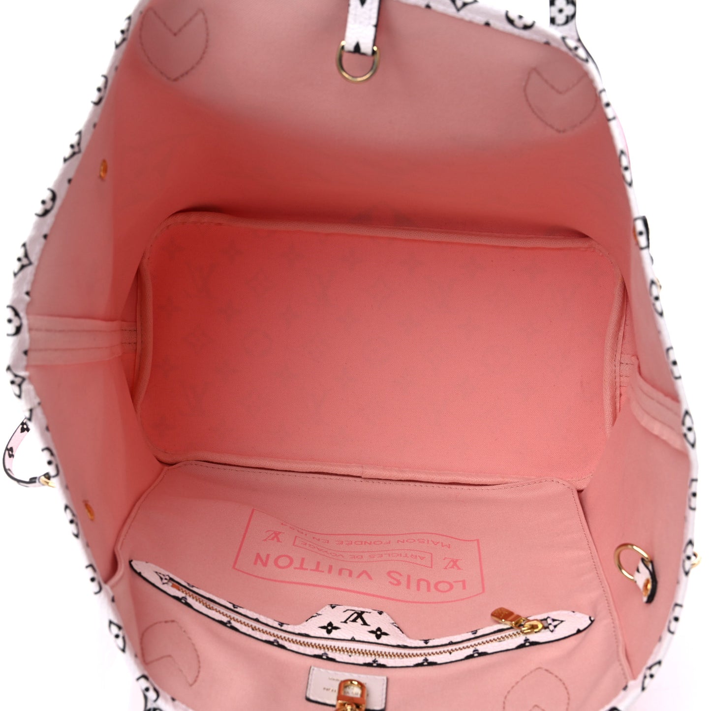 Monogram Giant Neverfull MM Rouge