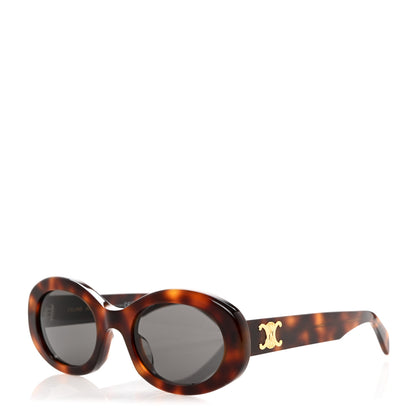 Celine Acetate Triomphe 01 Sunglasses CL 40194U Tortoise 1 of 7