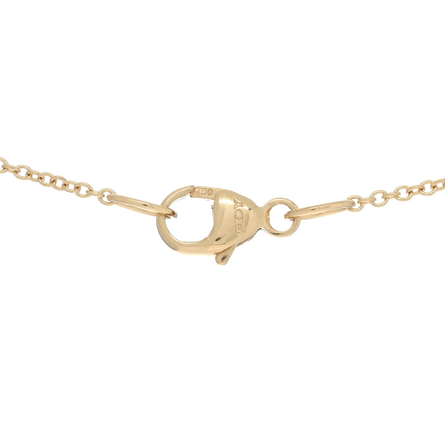 David Yurman 18K Yellow Gold Diamond Cable Collectibles Quatrefoil Pendant Necklace 4 of 4