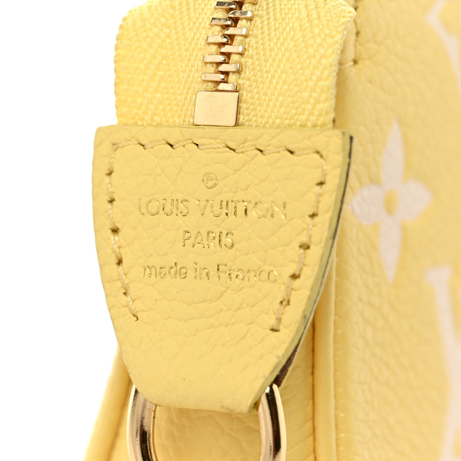 Louis Vuitton Empreinte Monogram Mini Pochette Accessories Lemon Curd Yellow 5 of 8
