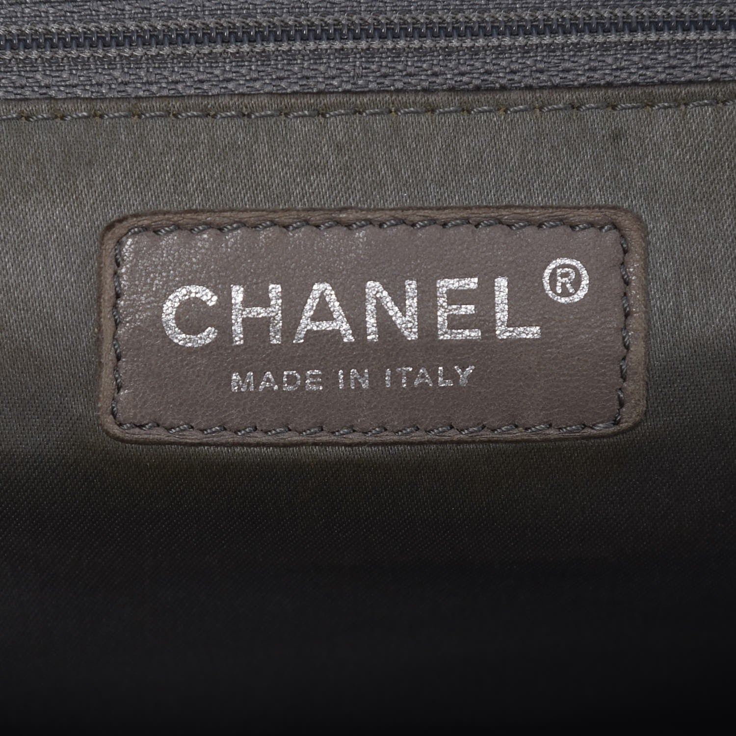 Chanel Glazed Caviar Pocket In The City Tote Brown 6 of 7