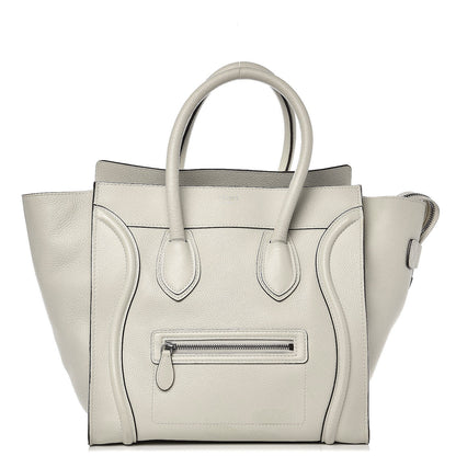 Celine Drummed Calfskin Mini Luggage Lune 1 of 11