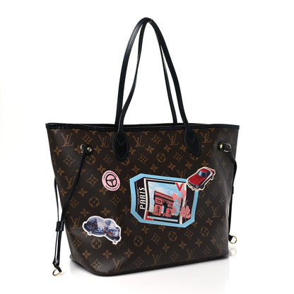 Louis Vuitton Monogram World Tour Neverfull MM 4 of 11