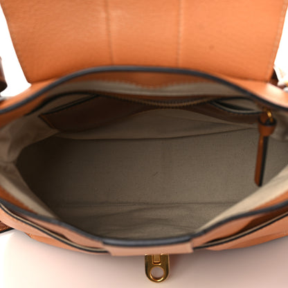 Chloe Grained Lambskin Calfskin Small Lexa Shoulder Bag Mustard Brown 5 of 8