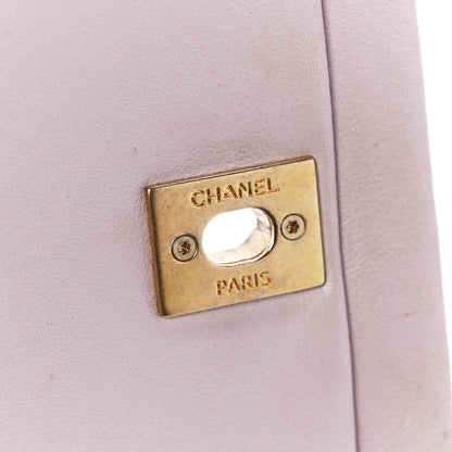 Chanel Calfskin Stitched Chain Flap Light Pink 6 of 12