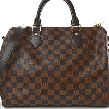 Louis Vuitton Damier Ebene Speedy Bandouliere 30 8 of 11