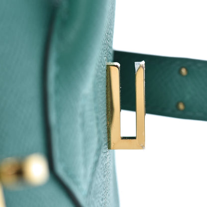 Hermes Epsom Birkin 30 Vert Vertigo 21 of 37