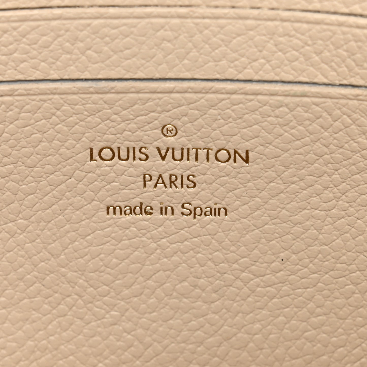 Empreinte Monogram Giant Ivy Wallet On Chain Cream