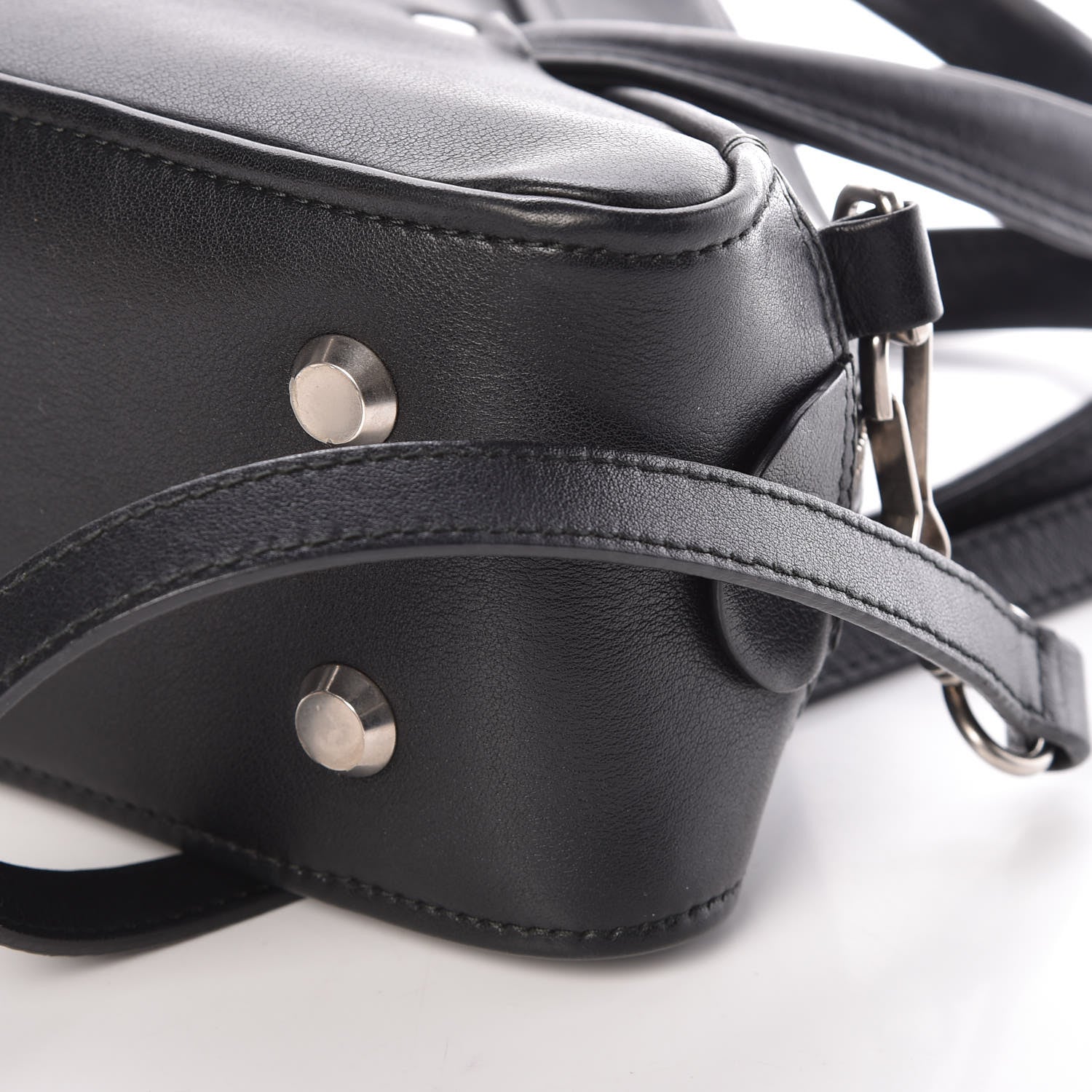 Balenciaga Calfskin S Triangle Duffle Black 8 of 9