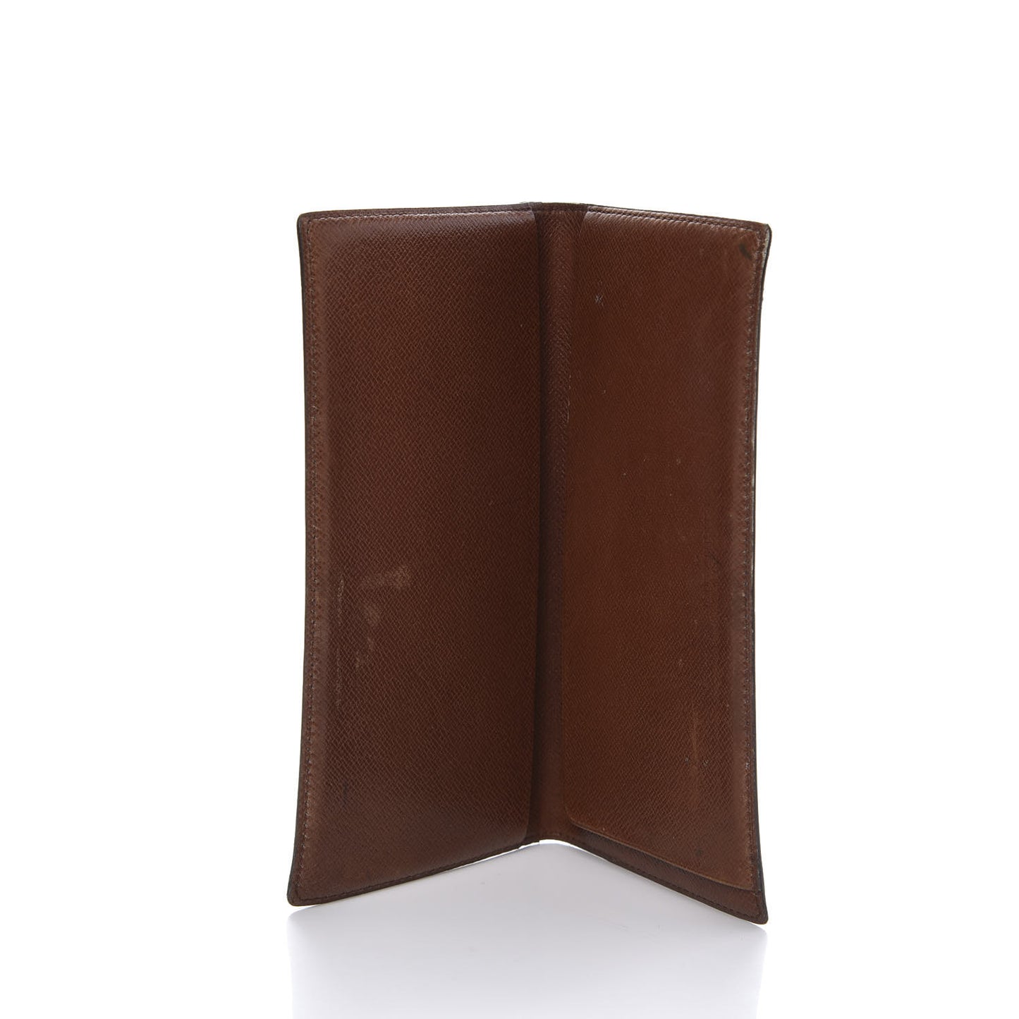 Monogram Simple Checkbook Holder Wallet