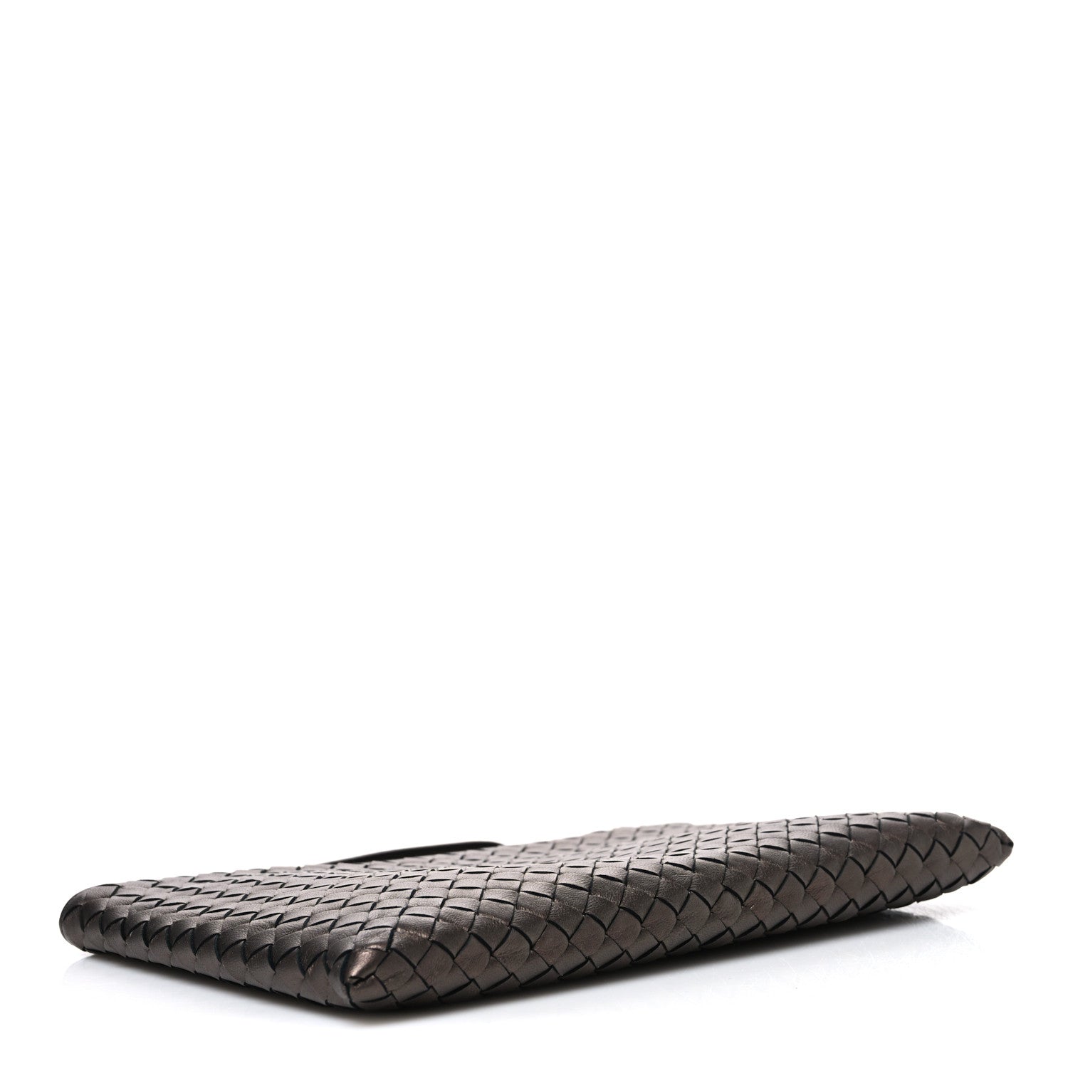 Bottega Veneta Metallic Nappa Intrecciato Zip Pouch Bronze 4 of 8