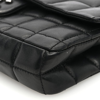 Chanel Lambskin East West Chocolate Bar Chain Flap Black 10 of 10