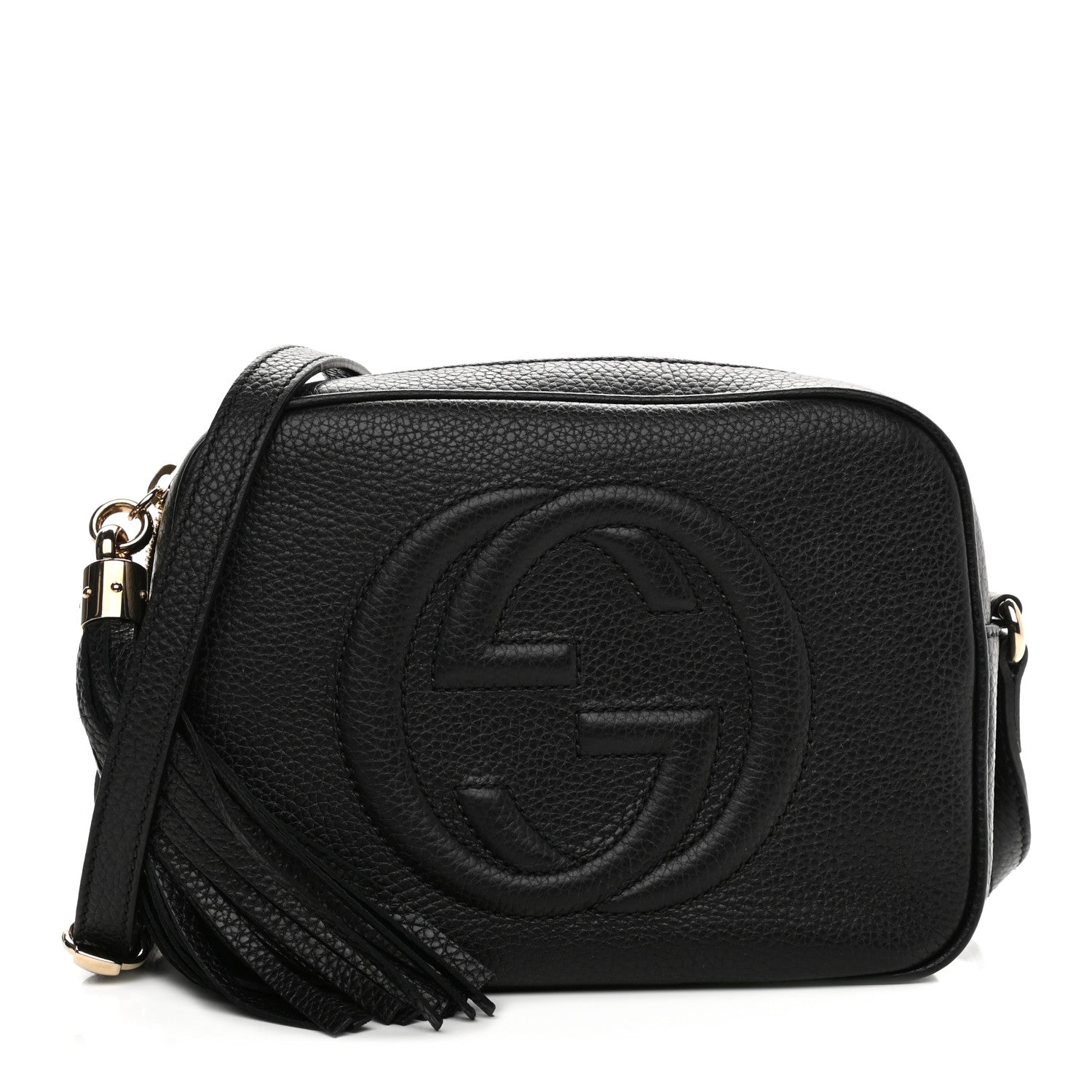 Gucci Pebbled Calfskin Small Soho Disco Bag Black 1 of 10