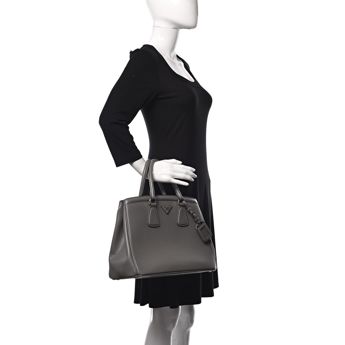 Saffiano Lux Parabole Tote Marmo
