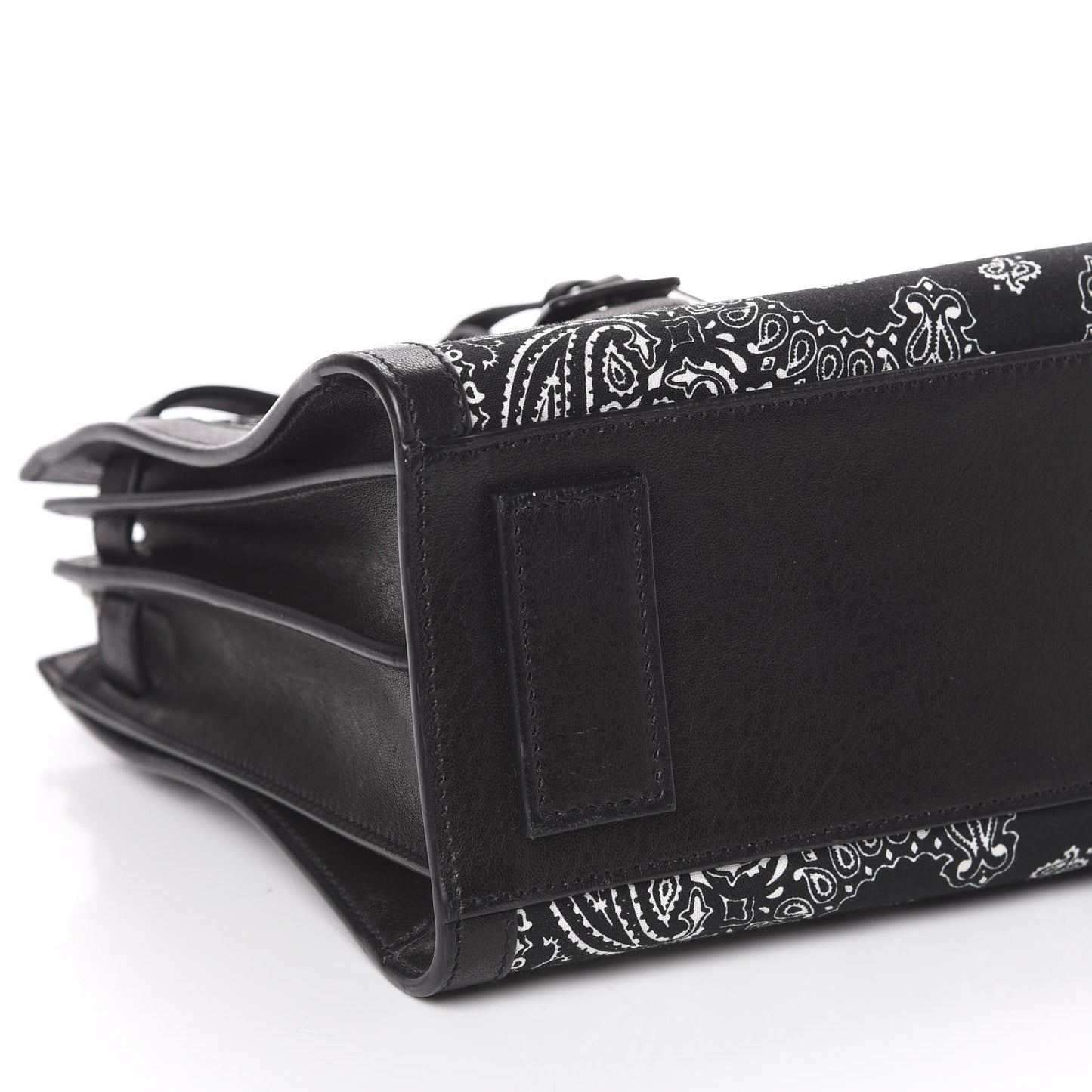 Calfskin Cotton Bandana Baby Sac De Jour Black