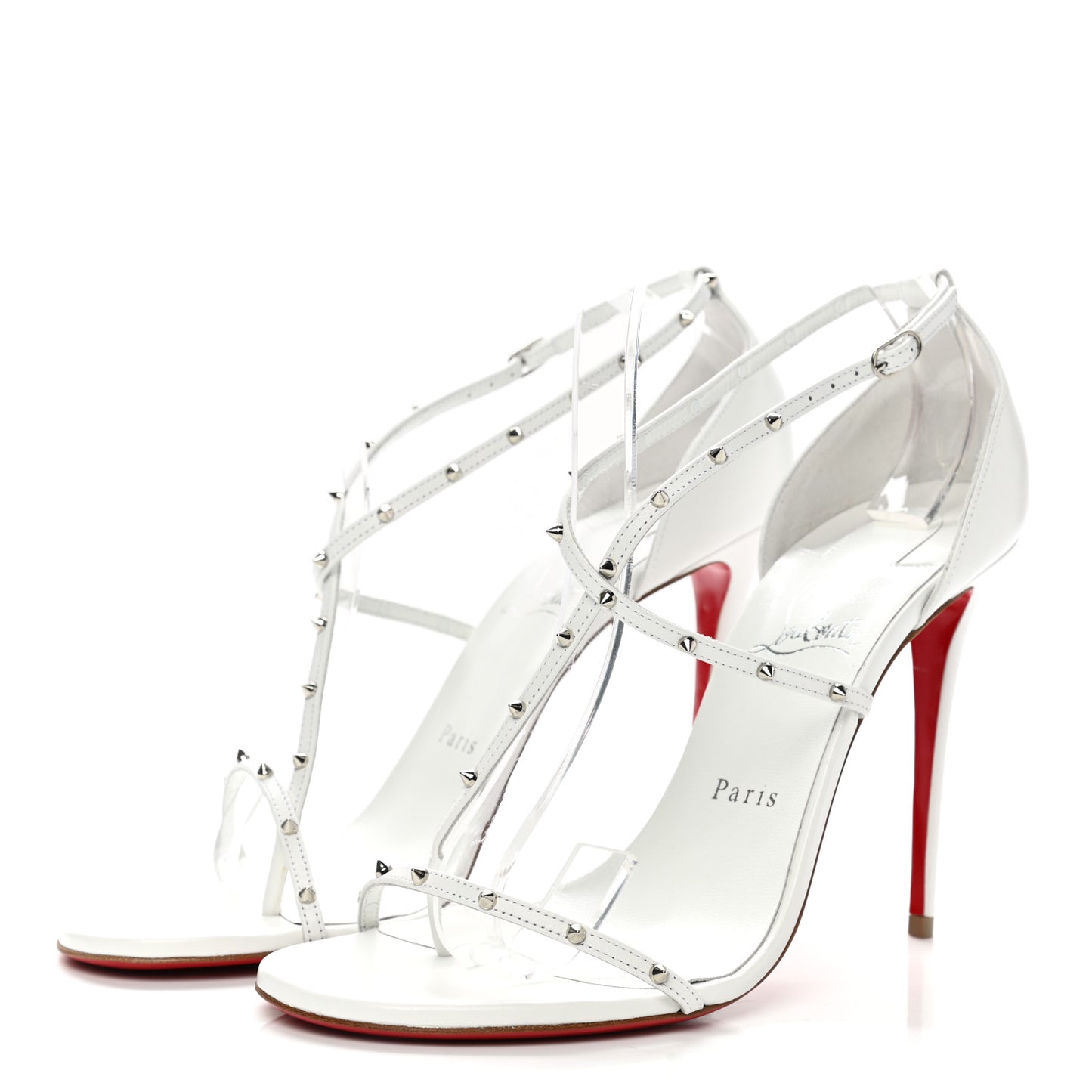 Riojana 100 Spiked Sandals 40 White