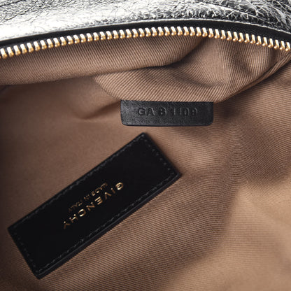 Givenchy Crackle Calfskin ID Belt Bag Black 7 of 9