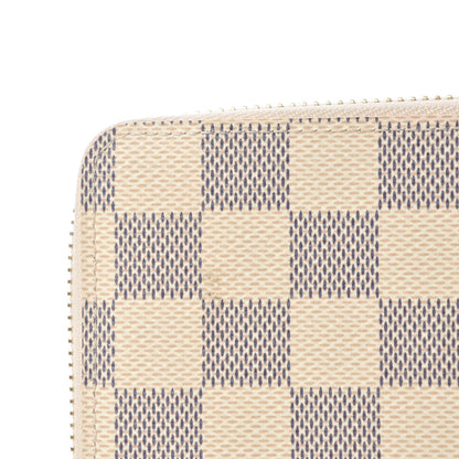 Louis Vuitton Damier Azur Clemence Wallet Rose Ballerine 9 of 10