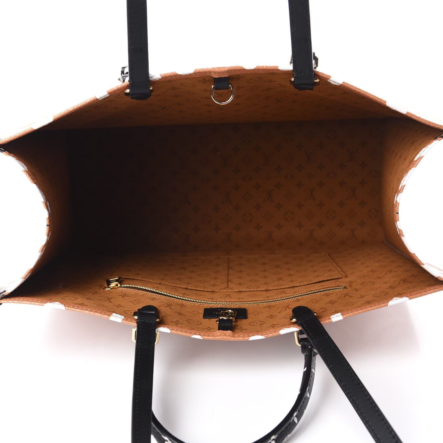 Louis Vuitton Monogram Giant Crafty Onthego GM Crème Caramel 6 of 11