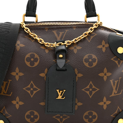 Louis Vuitton Monogram Petite Malle Souple Black 7 of 9