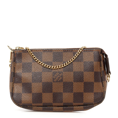 Louis Vuitton Damier Ebene Mini Pochette Accessories 1 of 10