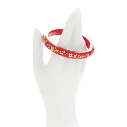 Louis Vuitton Resin Swarovski Small Inclusion Bracelet Rose Pop 2 of 4