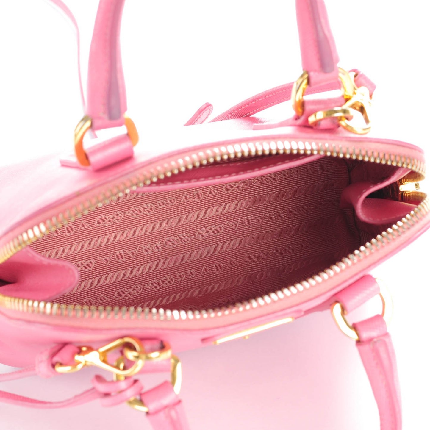 Saffiano Lux Mini Promenade Tote Petalo