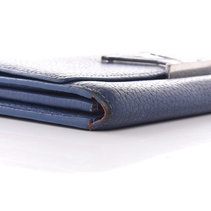Louis Vuitton Taurillon Capucines Wallet Blue 8 of 10