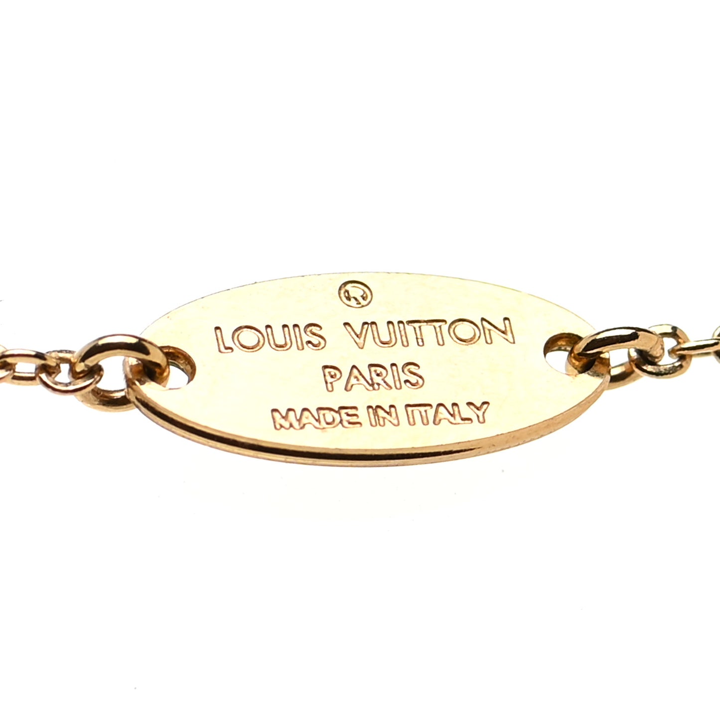 Nanogram Name Tag Necklace Gold