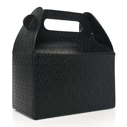 Saint Laurent Calfskin Monogram Take Away Box Black 3 of 10