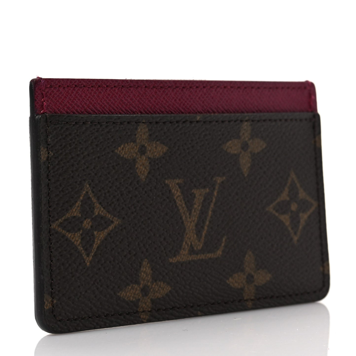 Monogram Card Holder Fuchsia