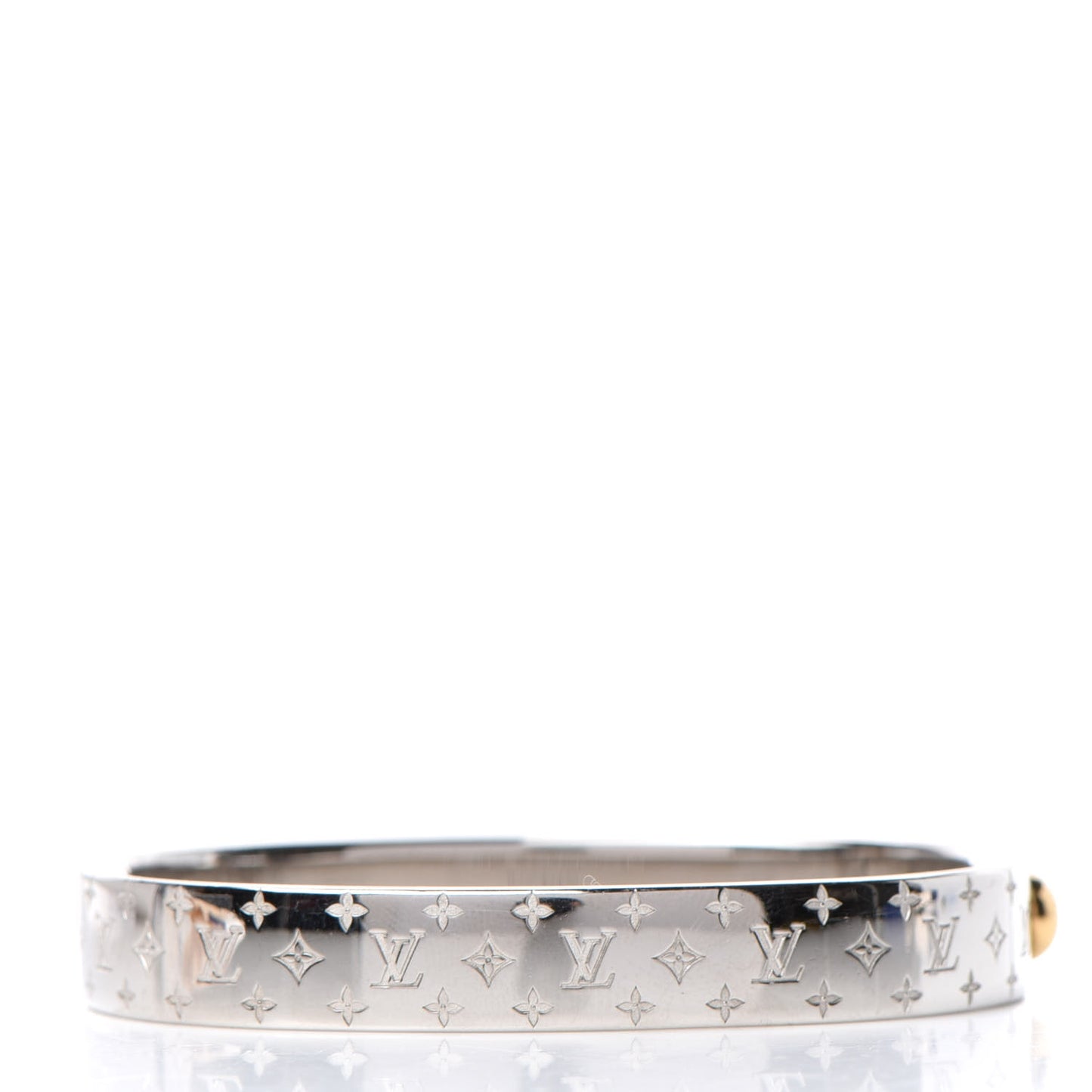 Palladium Monogram Nanogram Cuff M