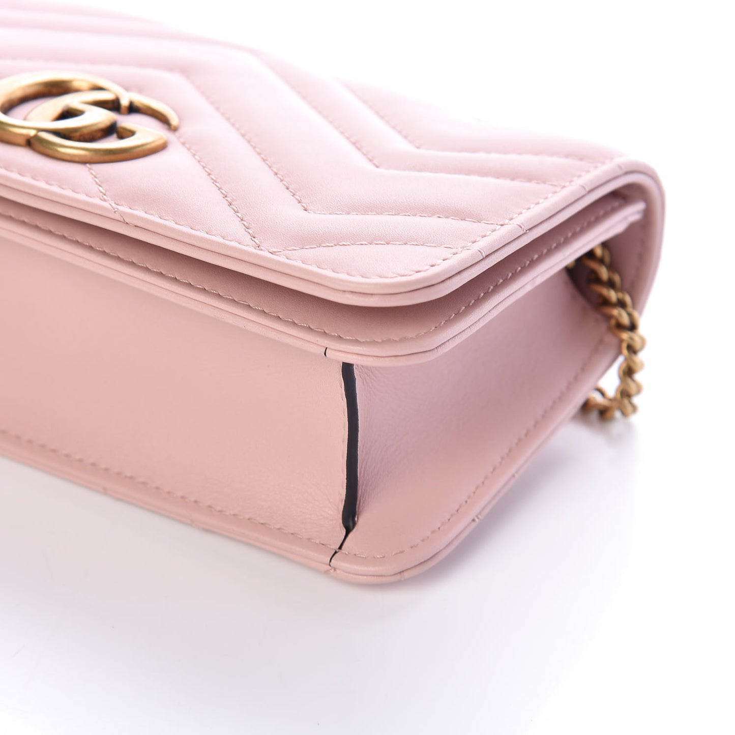 Calfskin Matelasse GG Marmont Mini Bag Perfect Pink