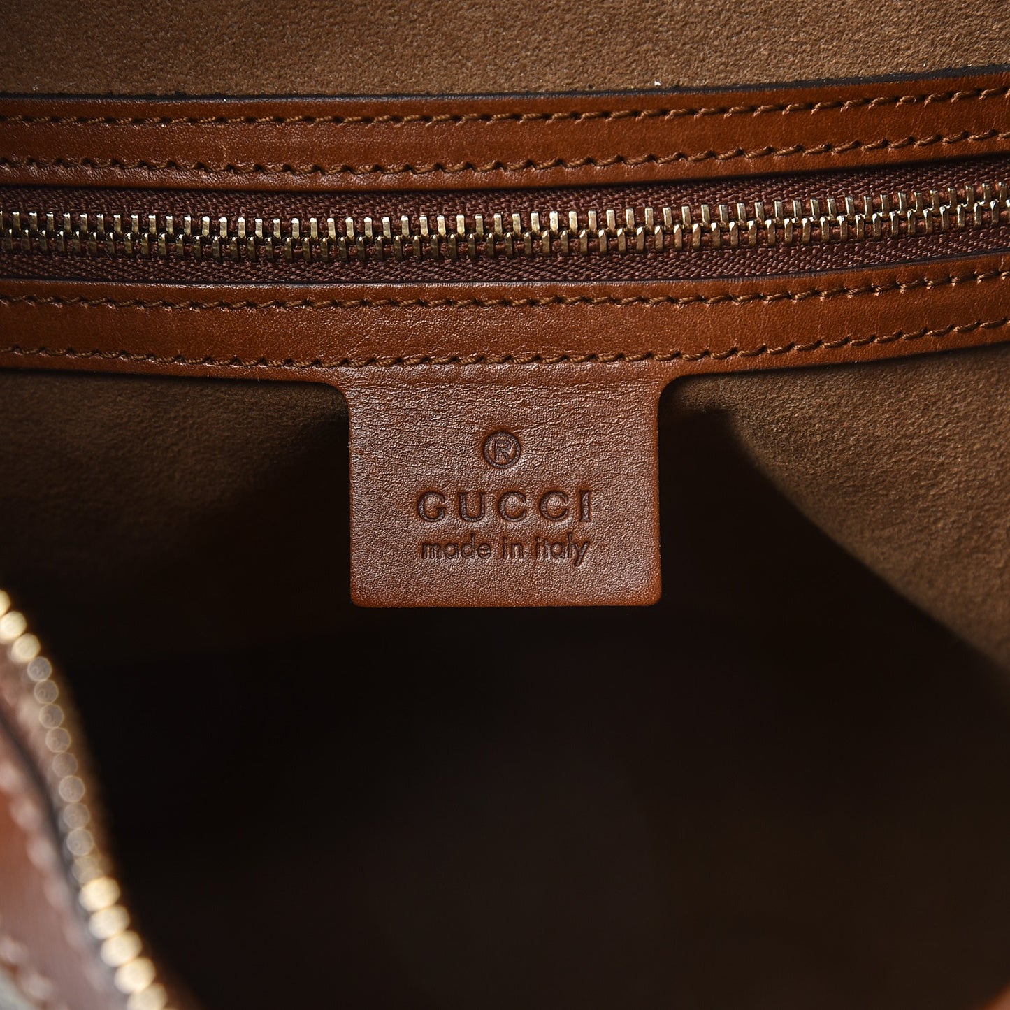 GG Supreme Monogram Linea A Hobo Brown