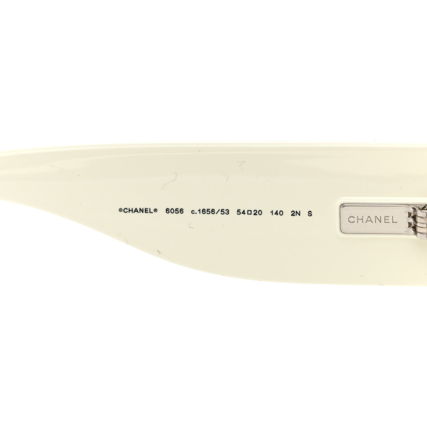 Acetate Cat Eye Sunglasses 6056 Black White