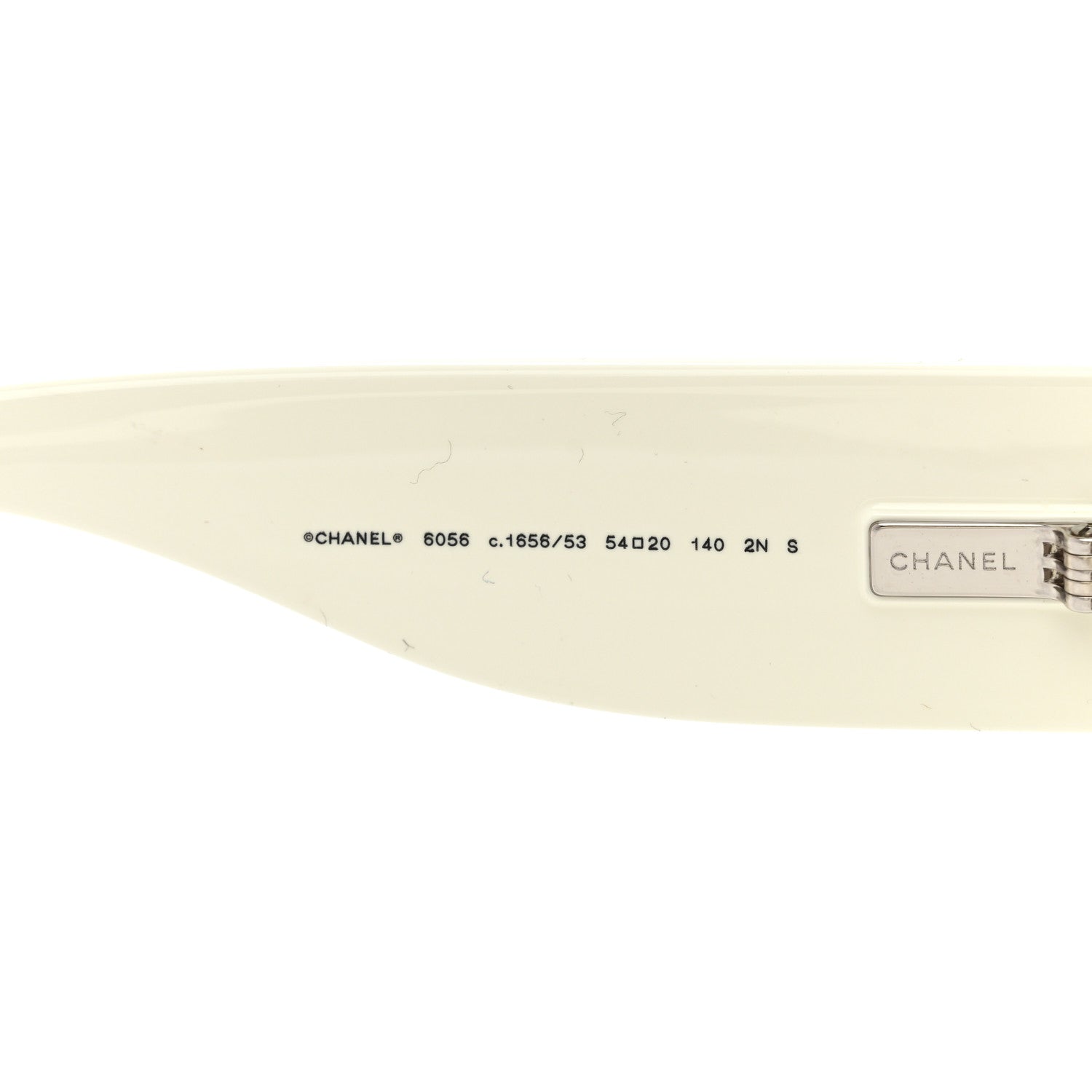 Chanel Acetate Cat Eye Sunglasses 6056 Black White 5 of 8