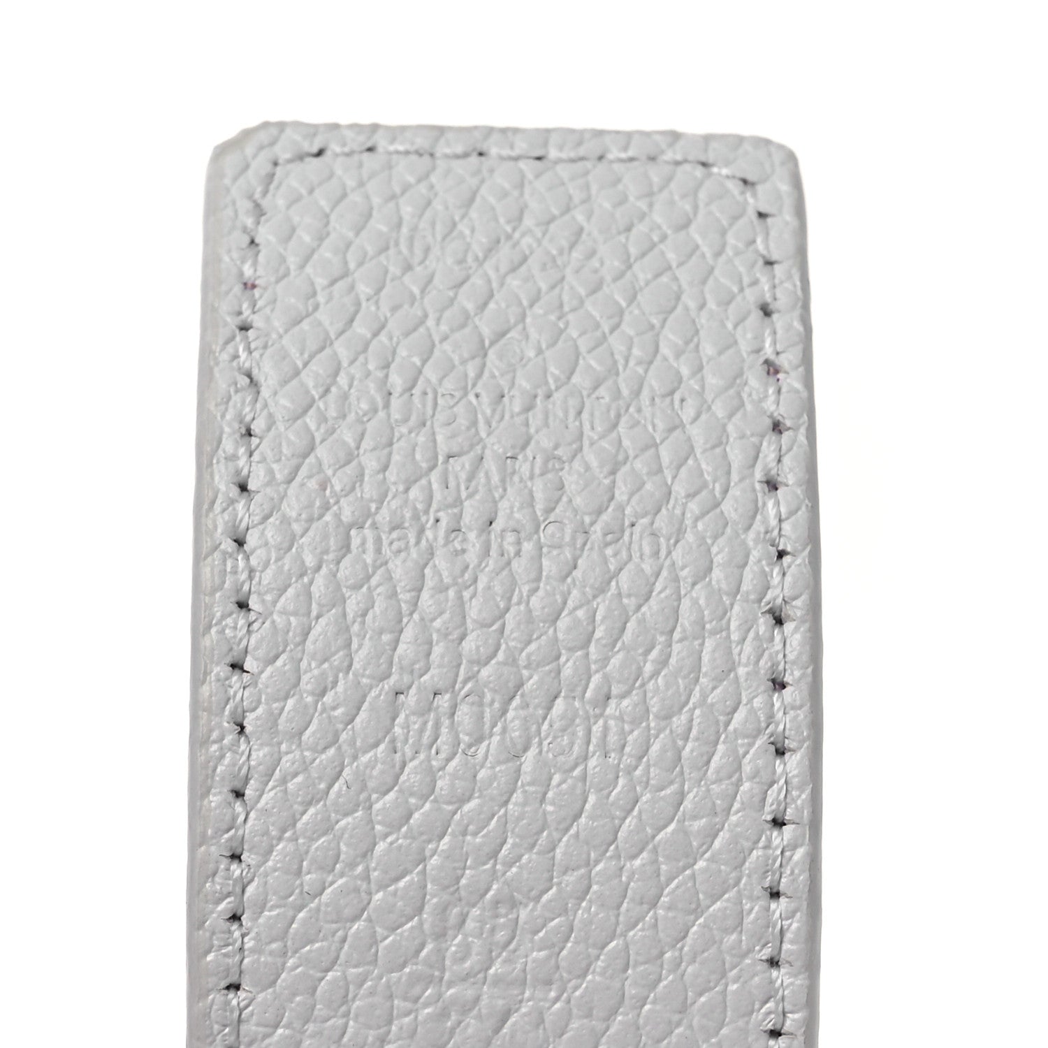 Louis Vuitton Taurillon Calfskin LV Initiales Reversible Belt 80 32 White Pink 7 of 7