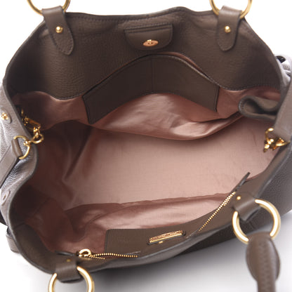 Miu Miu Vitello Daino Top Handle Tote Bambu 5 of 10