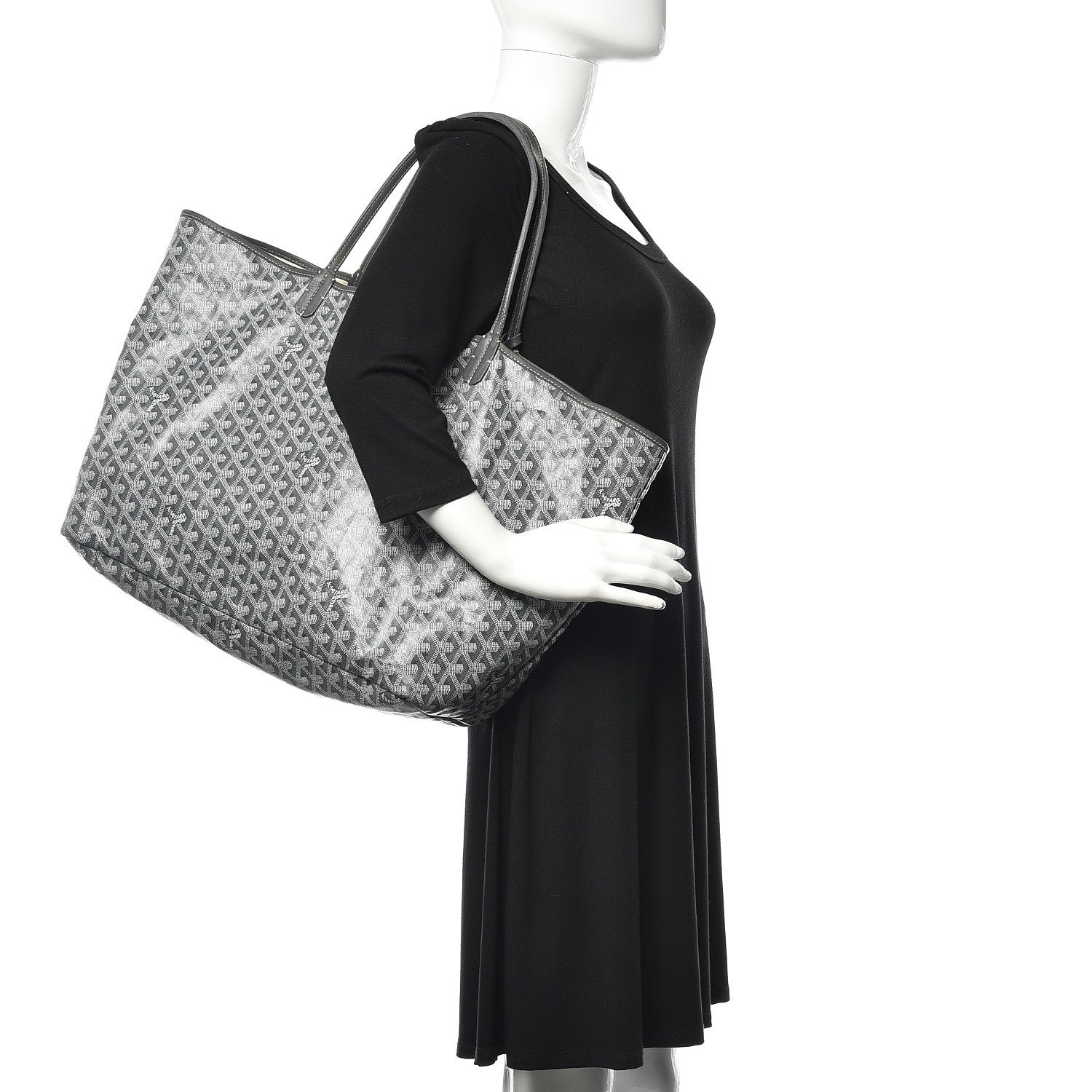 Goyard Goyardine Saint Louis GM Grey 2 of 17