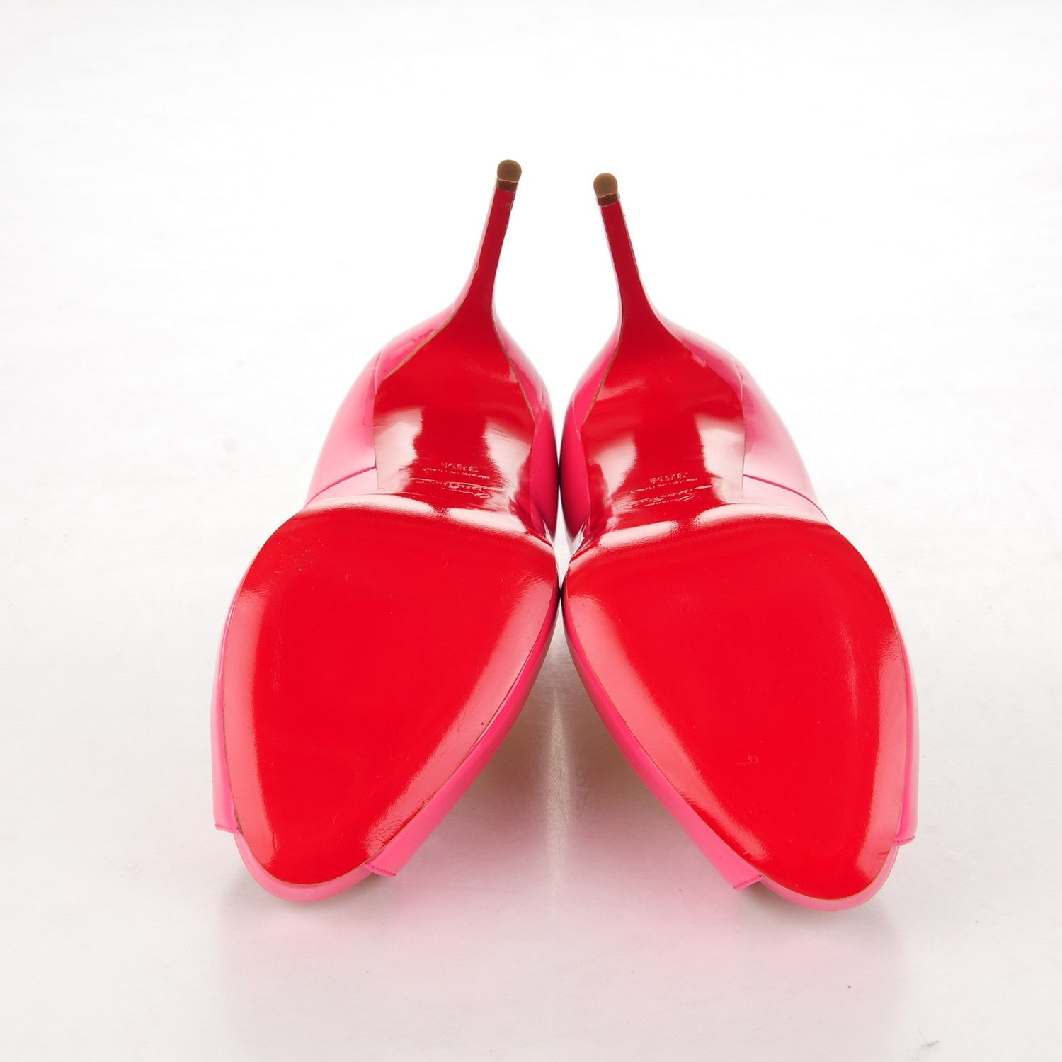 Christian Louboutin Patent New Very Prive 120 Pumps 36.5 Fuchsia 5 of 6