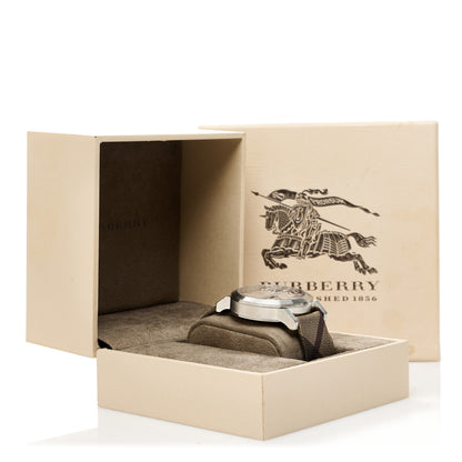 Burberry Stainless Steel Calfskin 43mm The City Chronograph Quartz Watch Champagne BU9358 5 of 5